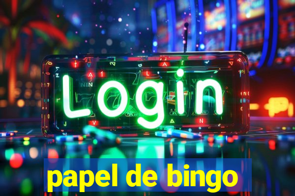 papel de bingo