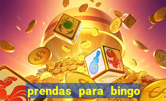 prendas para bingo de natal