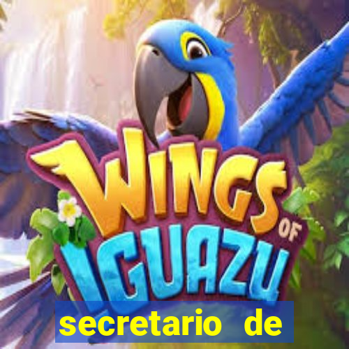 secretario de esporte salario