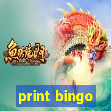 print bingo