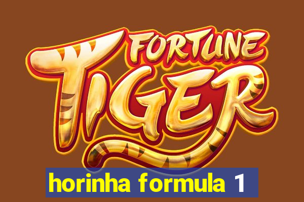 horinha formula 1