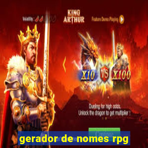 gerador de nomes rpg