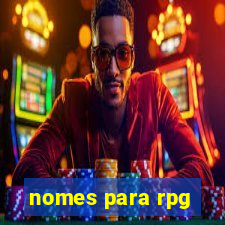 nomes para rpg