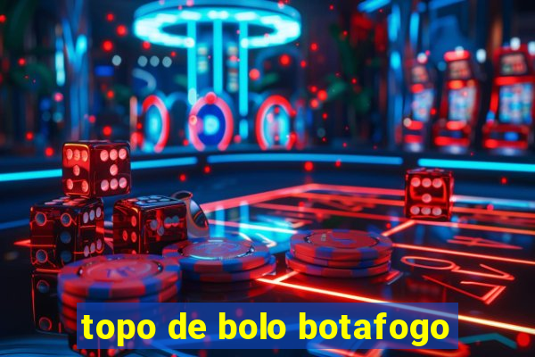 topo de bolo botafogo