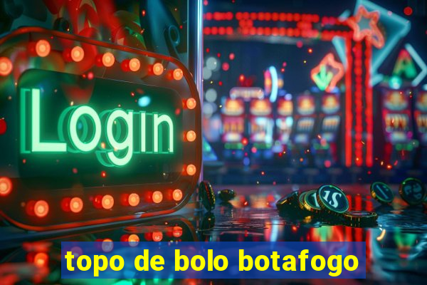 topo de bolo botafogo