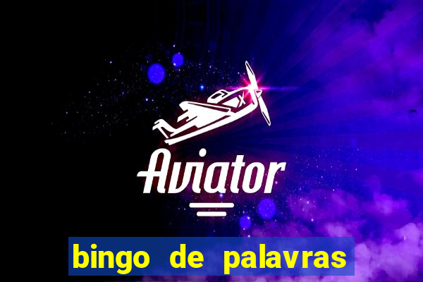 bingo de palavras de natal