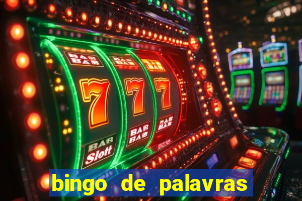 bingo de palavras de natal