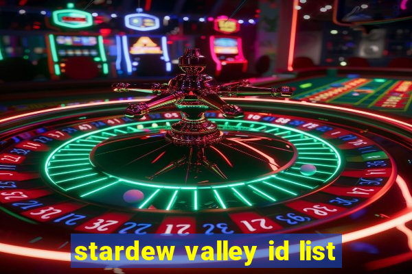 stardew valley id list