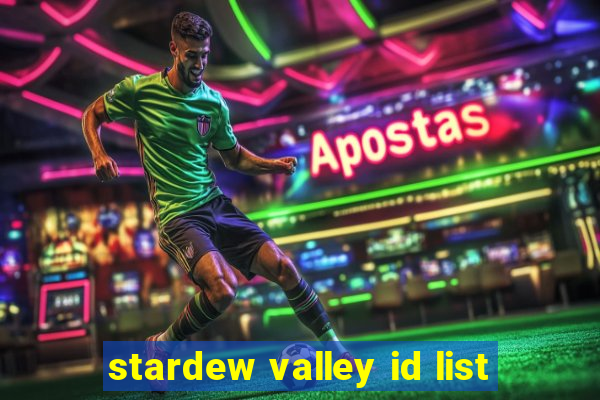 stardew valley id list