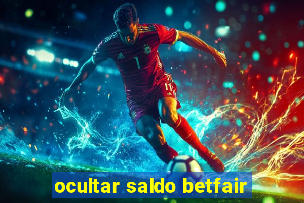 ocultar saldo betfair