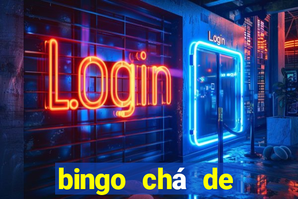 bingo chá de bebê excel