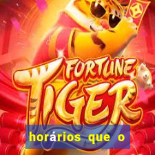 horários que o fortune dragon paga