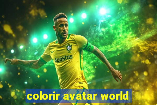 colorir avatar world