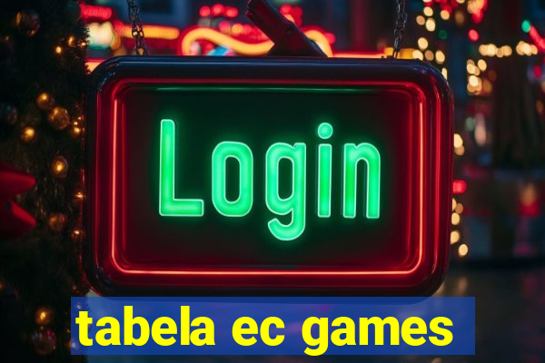 tabela ec games