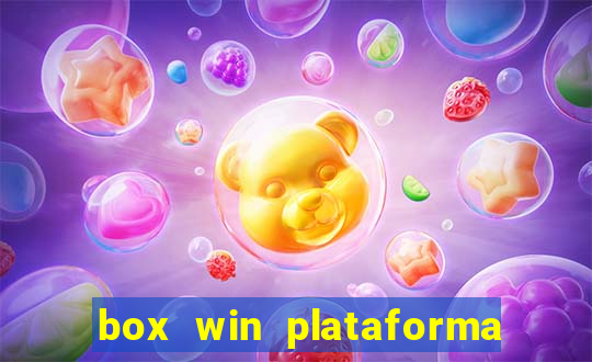 box win plataforma de jogos