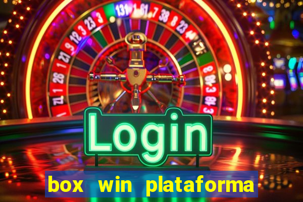 box win plataforma de jogos