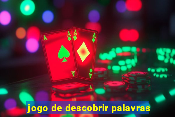 jogo de descobrir palavras