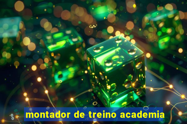 montador de treino academia