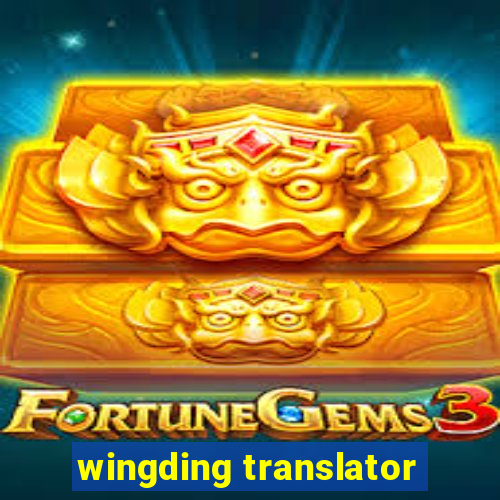 wingding translator