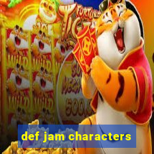 def jam characters