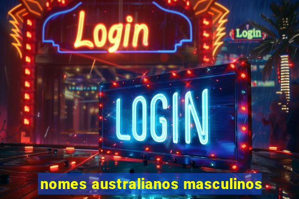 nomes australianos masculinos