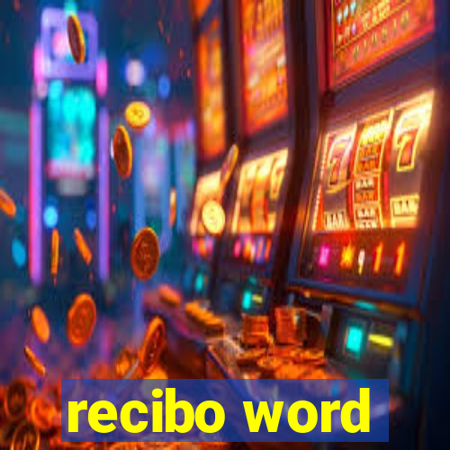 recibo word