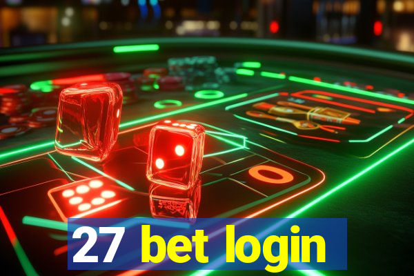 27 bet login