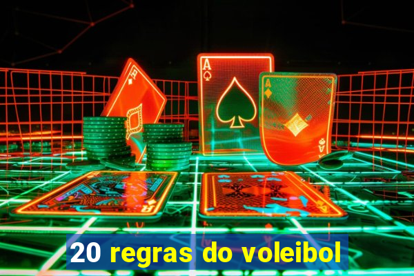 20 regras do voleibol