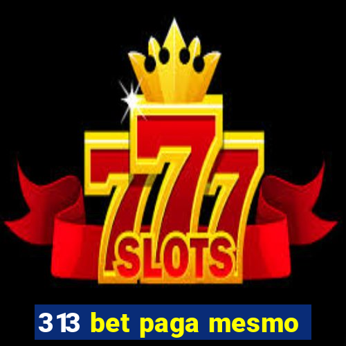 313 bet paga mesmo