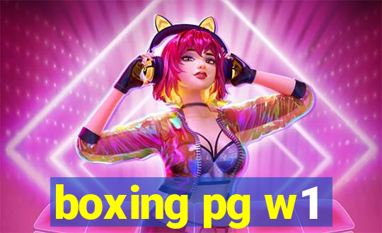 boxing pg w1