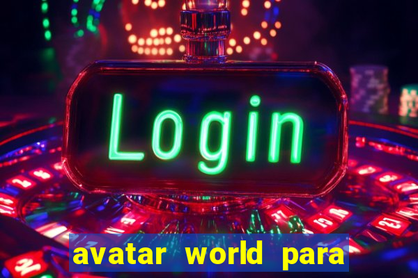 avatar world para imprimir e colorir