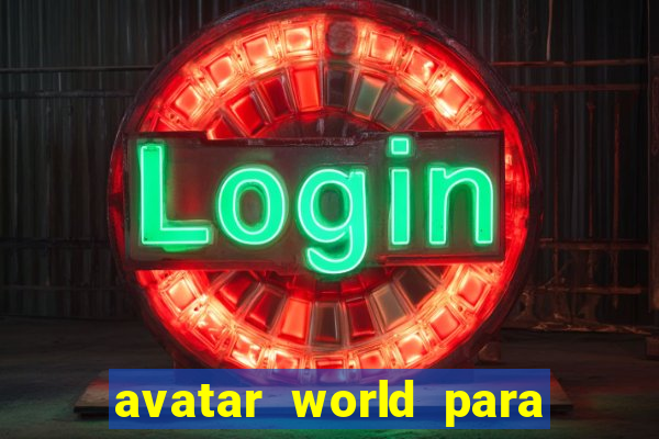 avatar world para imprimir e colorir