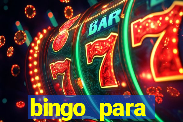 bingo para despedida de solteira para imprimir