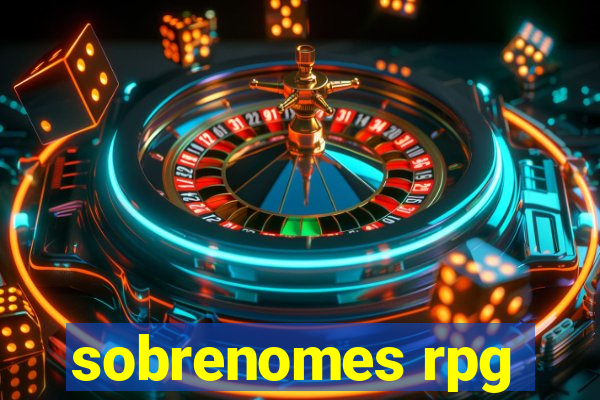 sobrenomes rpg