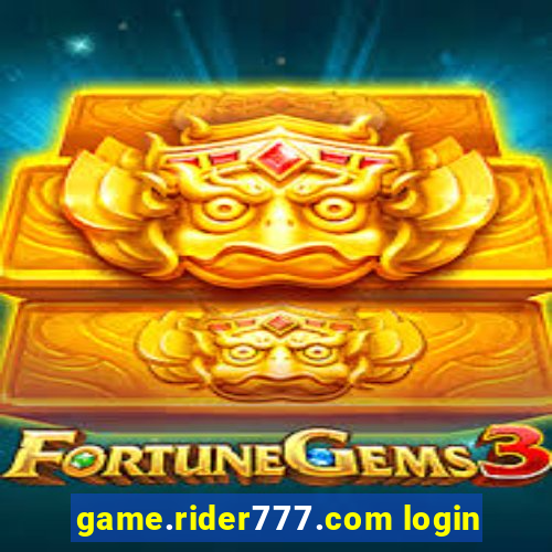 game.rider777.com login